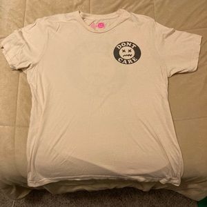 Don’t care xl tan t-shirt